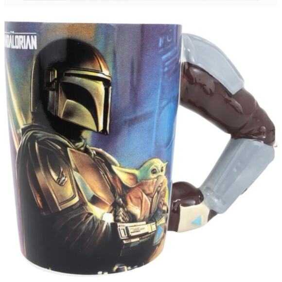 Star Wars Mandalorian Arm Mug Coffee Cup with 3D Handle - Picture 1 of 7
